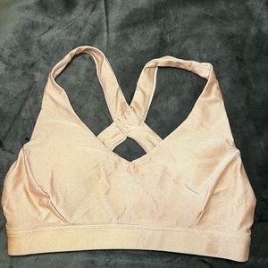 2 for 20$ Sports Bra - beautiful shimmery pink colour! Like new!